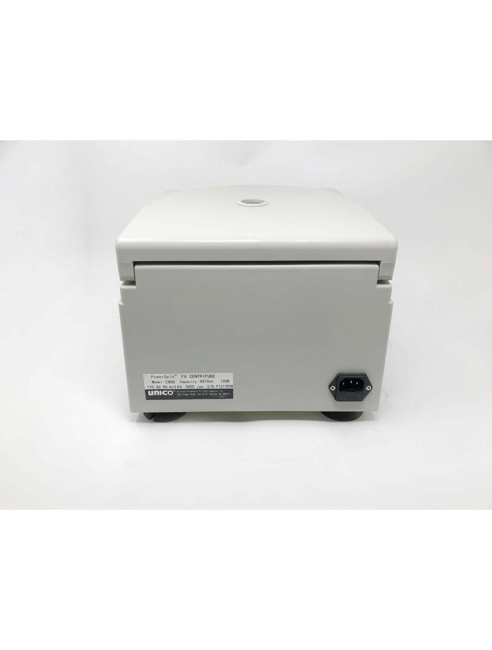 UNICO PowerSpin FX Centrifuge 3400 RPM 6x10ml Capacity Fixed Angle C806 6 Place