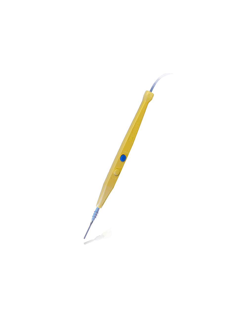 GoldLine® Rocker Switch Pencil with 1.00" Needle 10.00' Cable, and Safety Holster(Cable Length-10.00ft (3.05m) Needle - 1.00in)