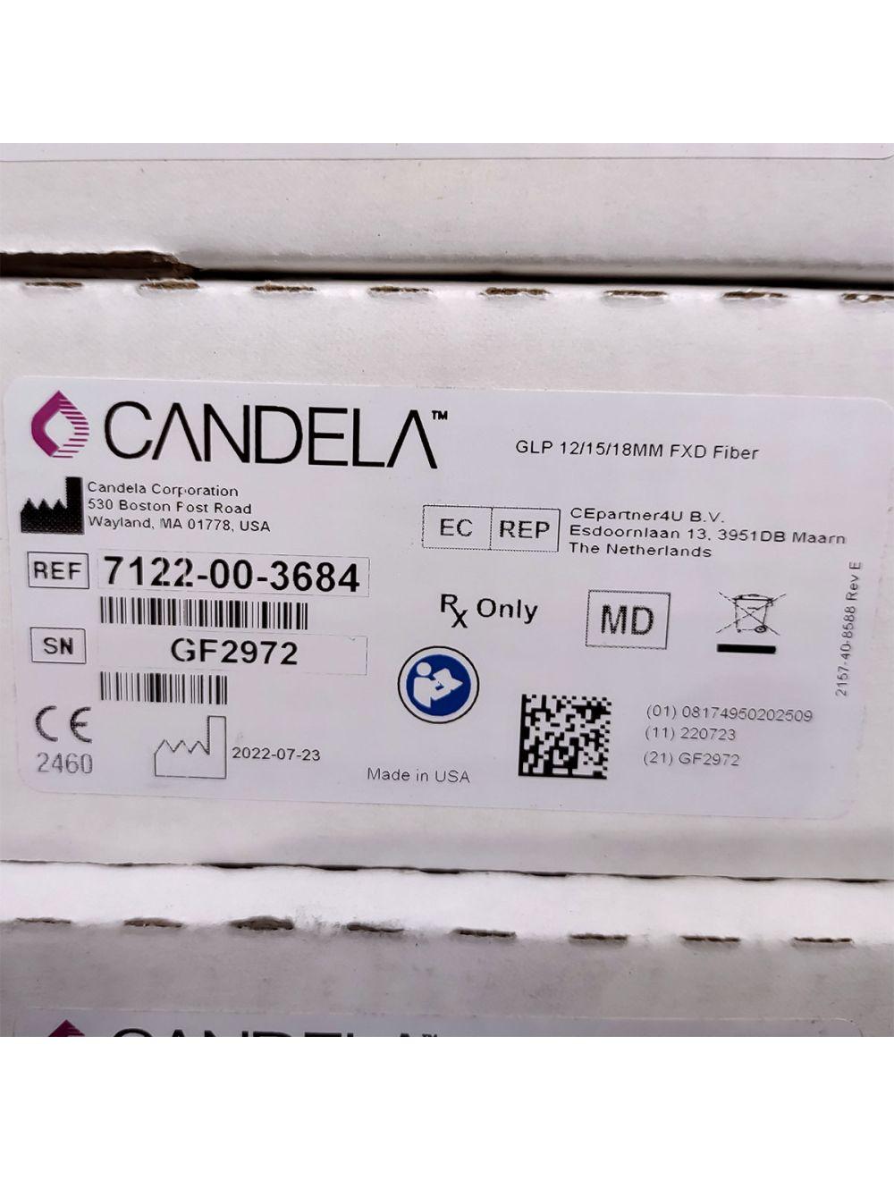 Candela GentleLase Plus Fiber Assembly 12/15/18mm Factory NEW 7122-00-3684 (GF2972)