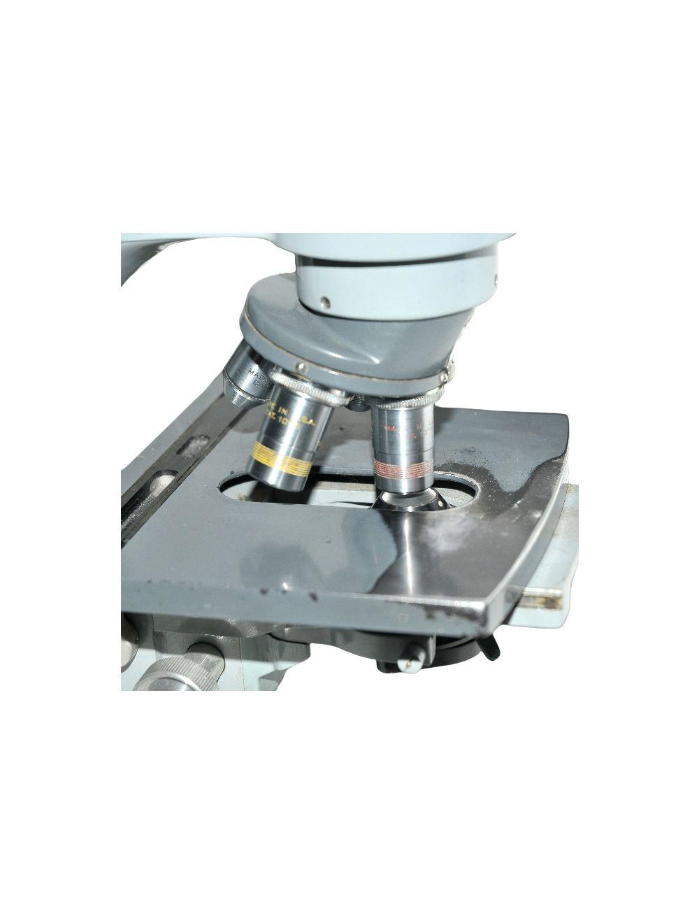 American Optical SPENCER Microscope Binocular 4 Objectives Professional Lab
