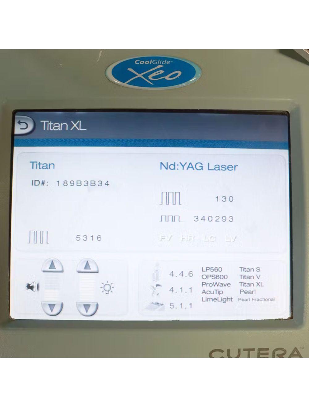 Cutera Xeo TitanXL Handpiece Long Wave IPL Titan XL Skin Tightening Treatments