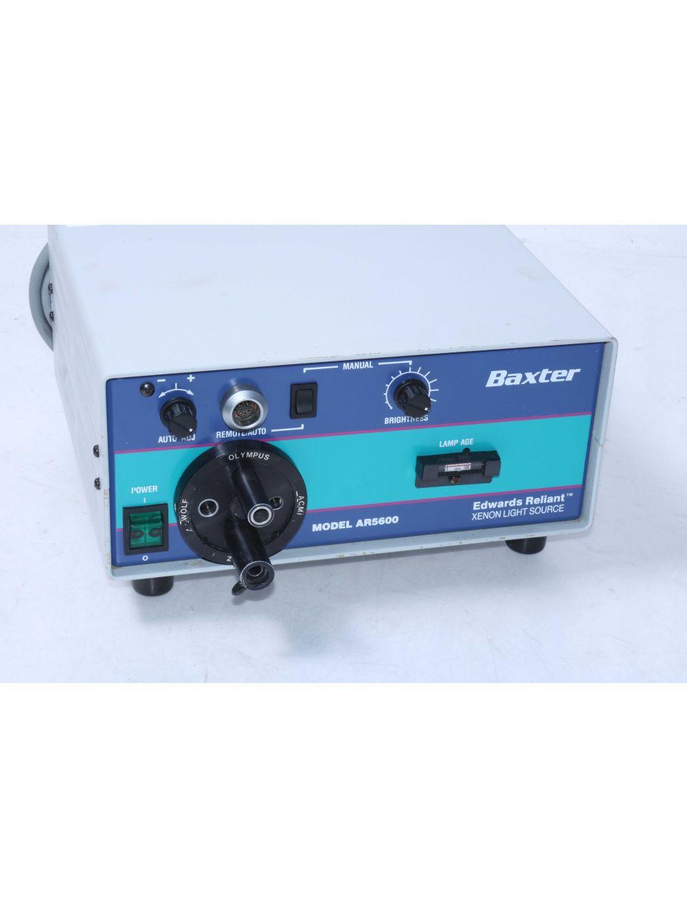Baxter Edwards Reliant AR5600 Xenon Surgical Lamp Endoscopy Light Source Parts