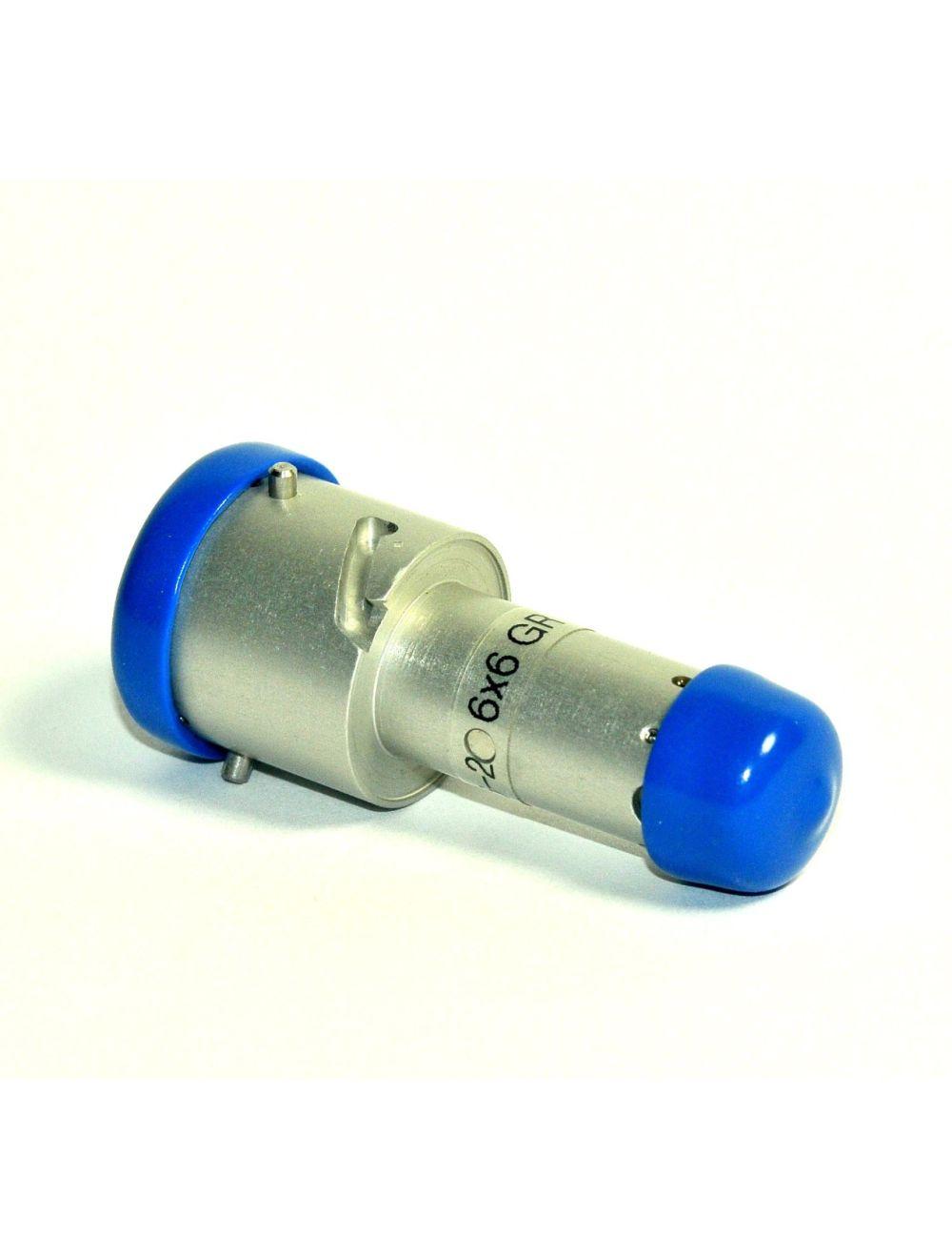 Palomar ICON 2940 Erbium Laser Handpiece 6x6 Groove Optic Tip Silver 5520-2047