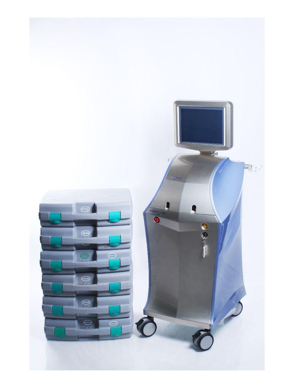 2014 Alma Accent V Shape 2 II RF Tightening Contouring 6 Handpiece PixelRF Pixel