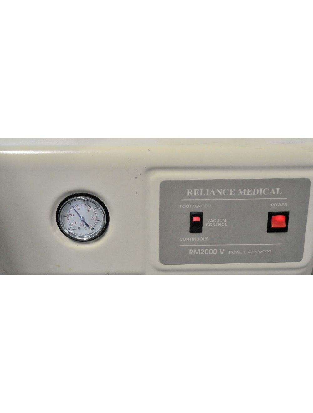 Reliance Medical RM2000V Power Aspirator RM2000 V Aspiration System