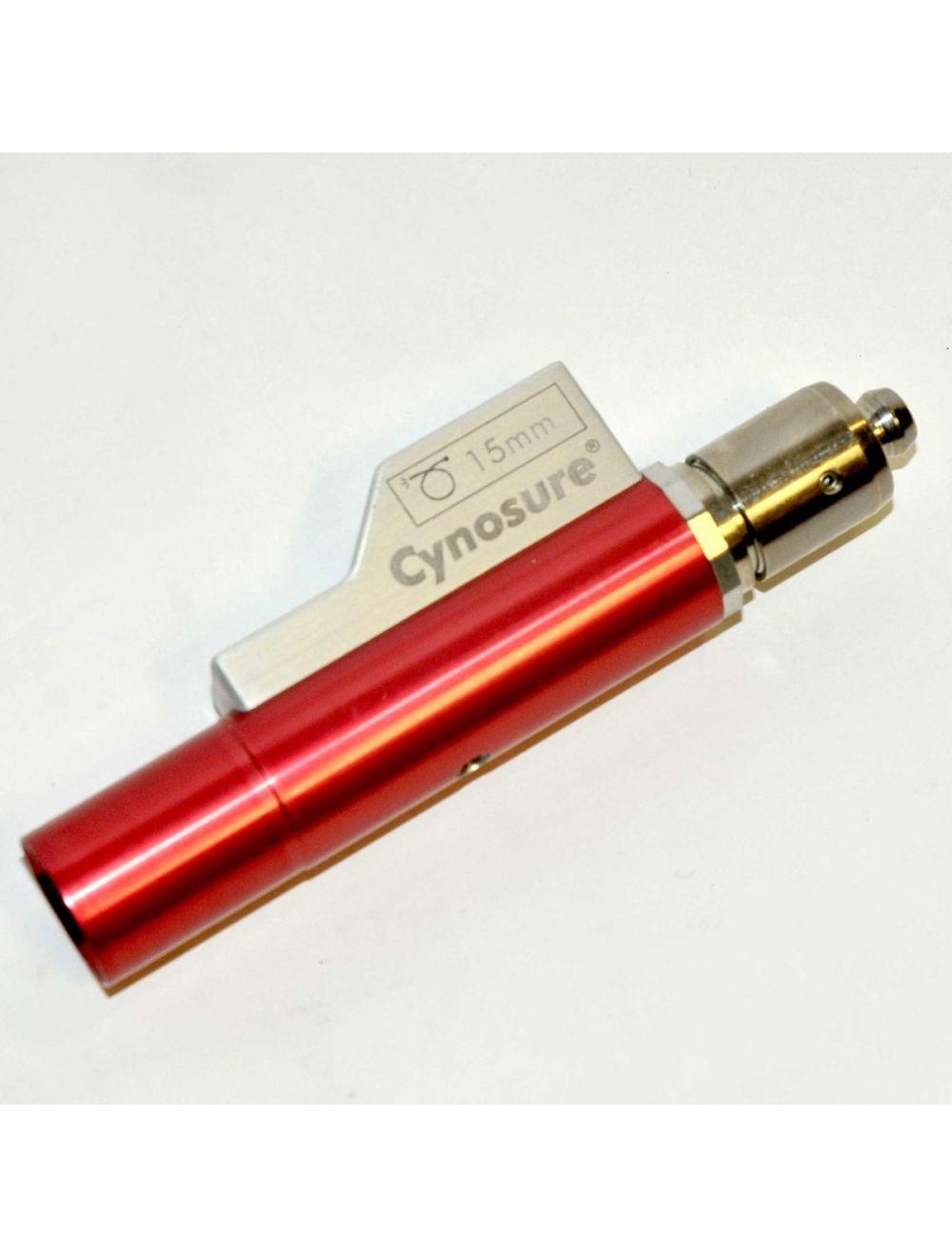 Cynosure Elite+ PLUS Laser 15mm Handpiece Assembly Cartridge Clean Lens