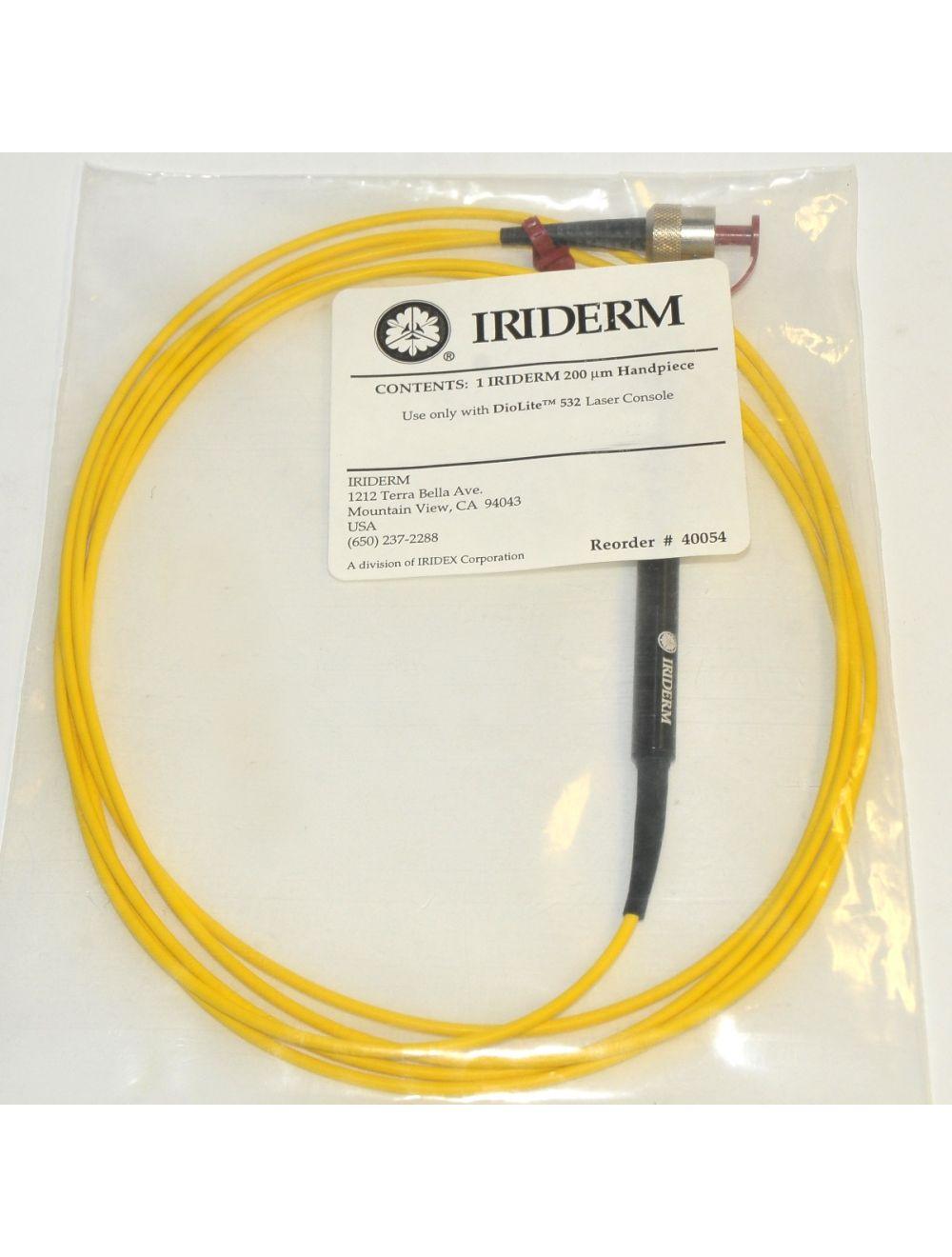 Iridex Iriderm Diolite 532 nm KTP Laser Console w/2 Fiber Handpieces 500um 700um