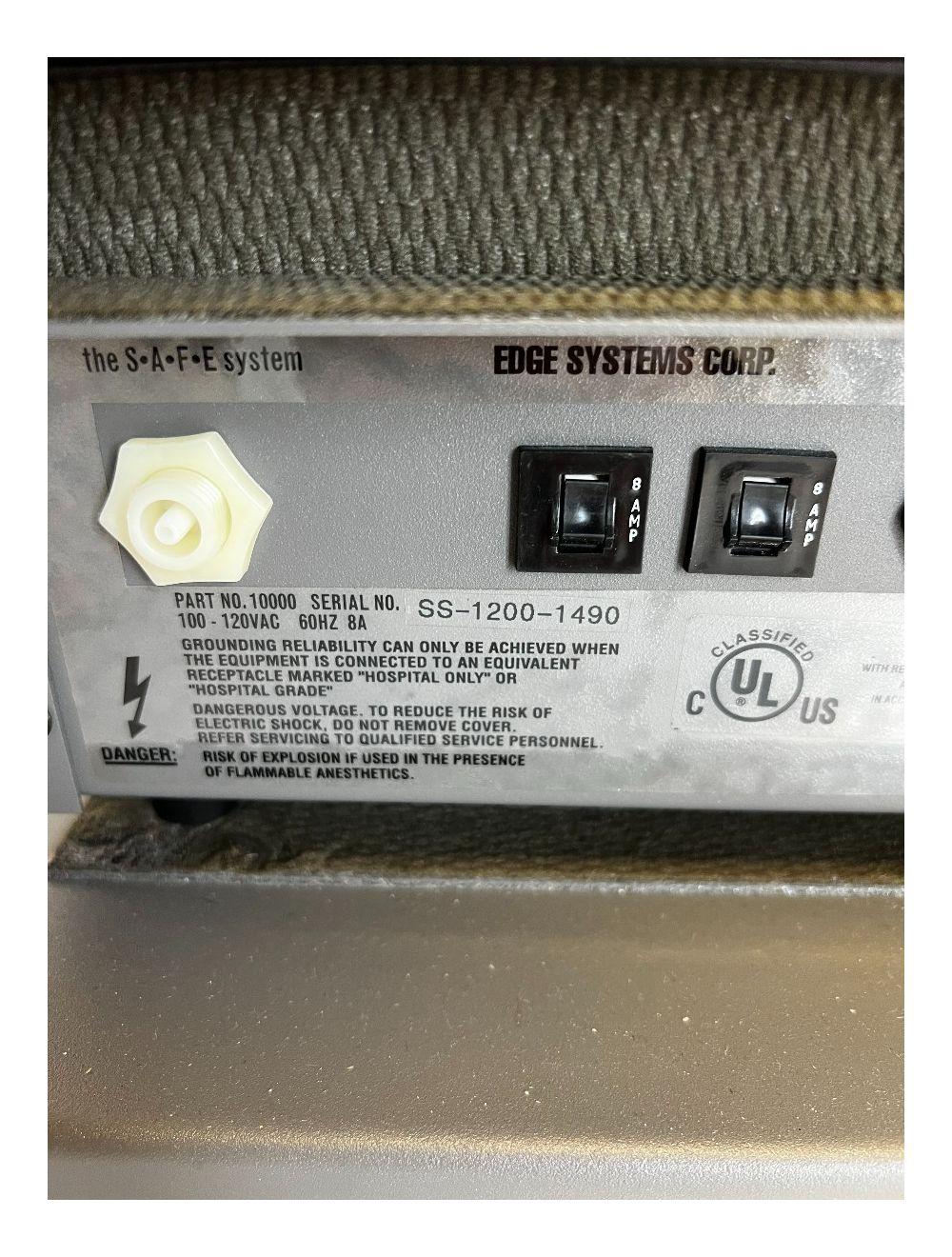 EDGE Systems S.A.F.E Portable Rolling Electrosurgical Unit Smoke Aspirator Unit