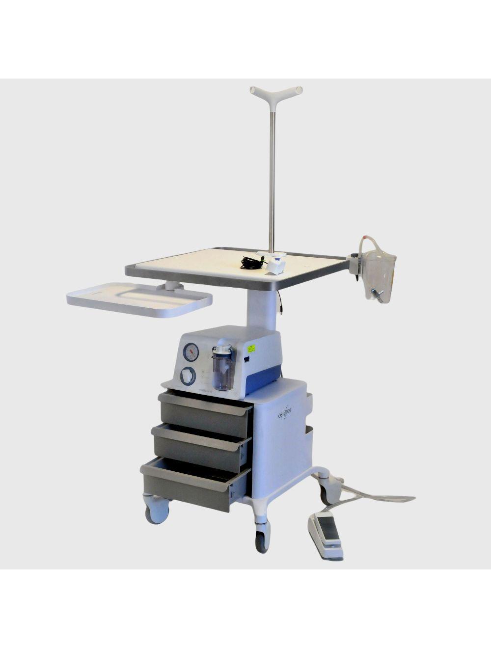 Ulthera Cellfina Workstation &amp; Medela Dominant Flex Aspirator System Merz w Cart