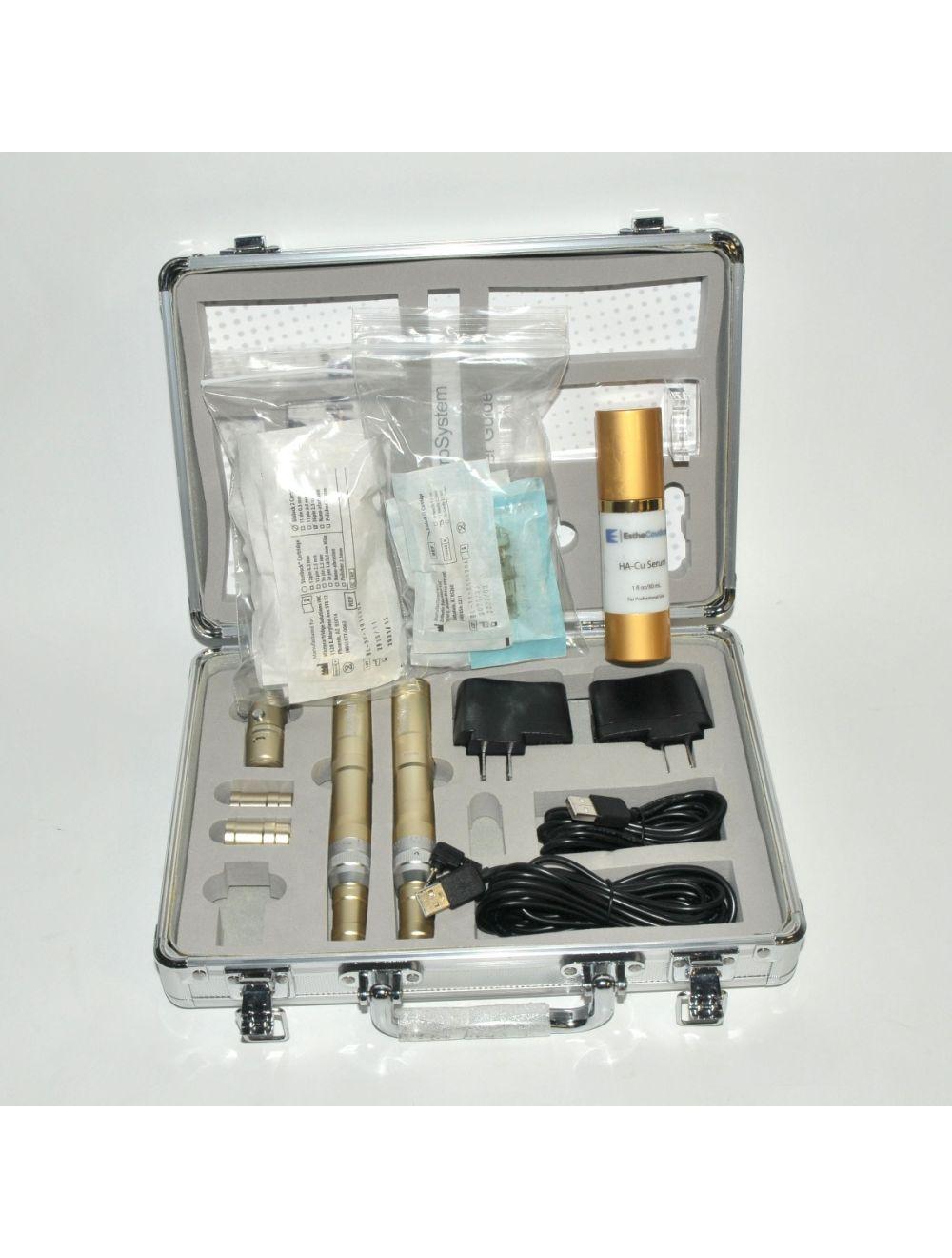 SkinStylus Gold Microneedling Professional Kit Collagen Skin Stylus 2 Pen Demo