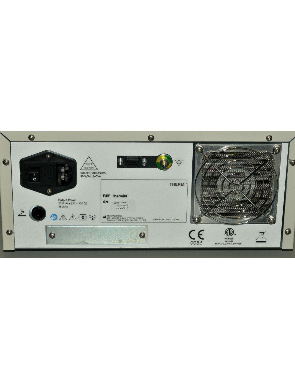 2016 ThermiAesthetics ThermiRF Temperature Controlled RF Electrosurgical System