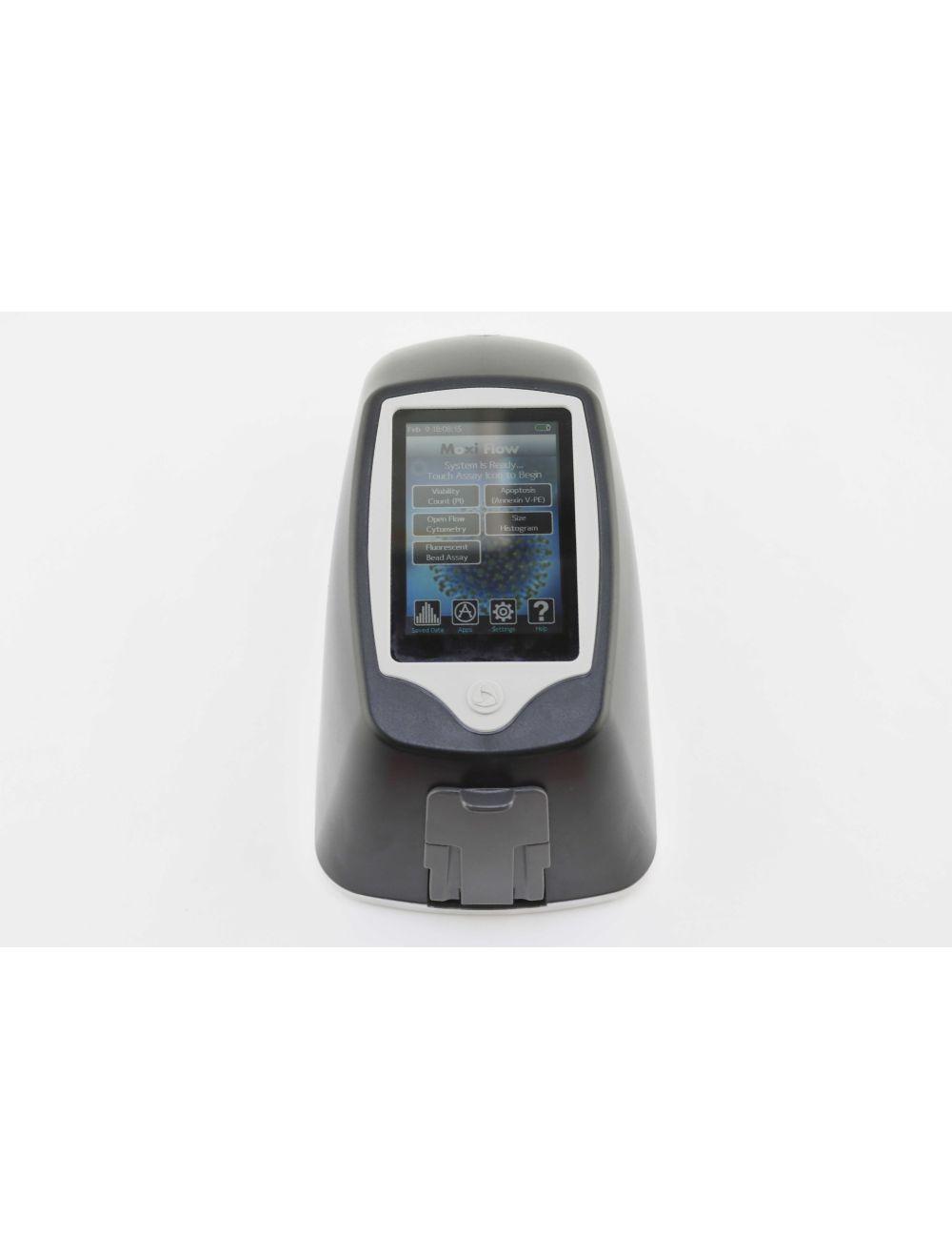 Orflo Moxi Flow MXF001 FCS 3.1 Automatic Flow Cytometer Cell Counter + Cassettes
