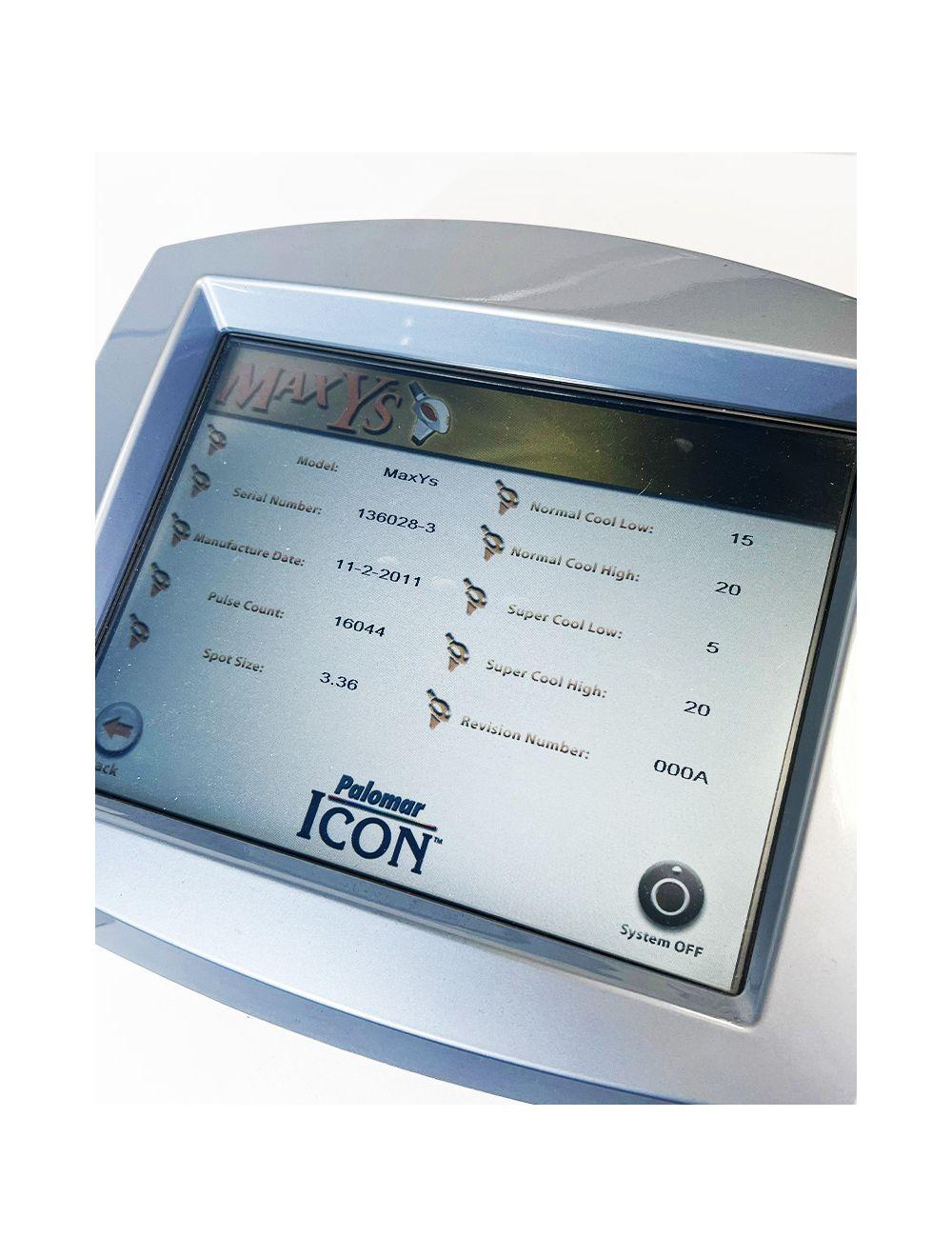 2011 Cynosure Icon IPL Laser Hair Removal Skin Resurfacing Laser System w/ 5 HPs