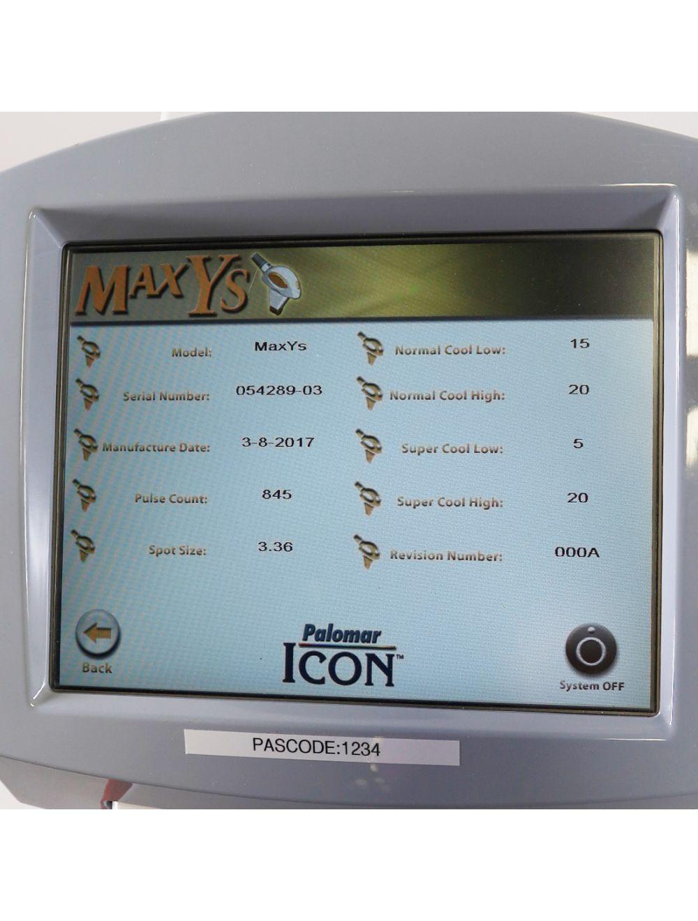 2017 Palomar Icon IPL Laser Fractional 1540 Hair Removal Vascular Skin Resurface