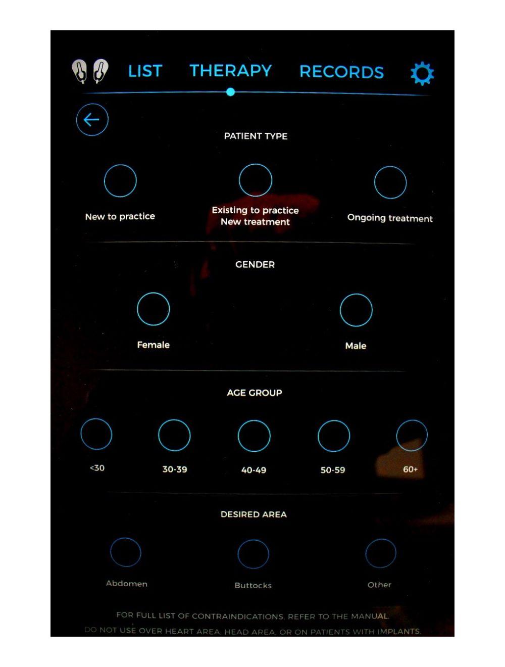 BTL EMSCULPT Non Invasive Body Sculpting Electromagnetic Abdomen 2018