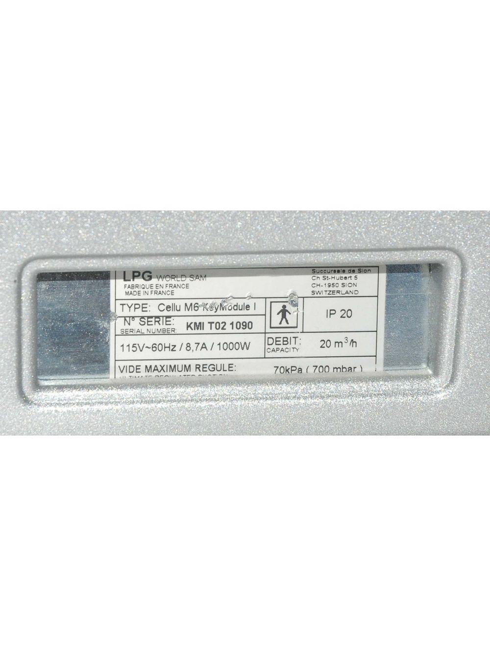 LPG 2003 Cellu M6 System Enderlie Therapeutic Cellulite Massager Body Cellum6