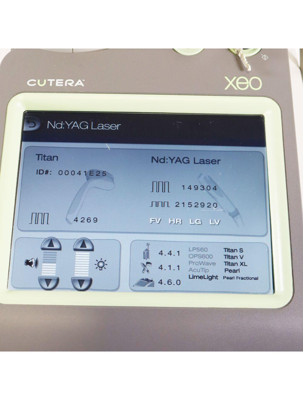 2013 Cutera XEO Nd: YAG Titan V Titan XL Pearl Pearl Fractional System