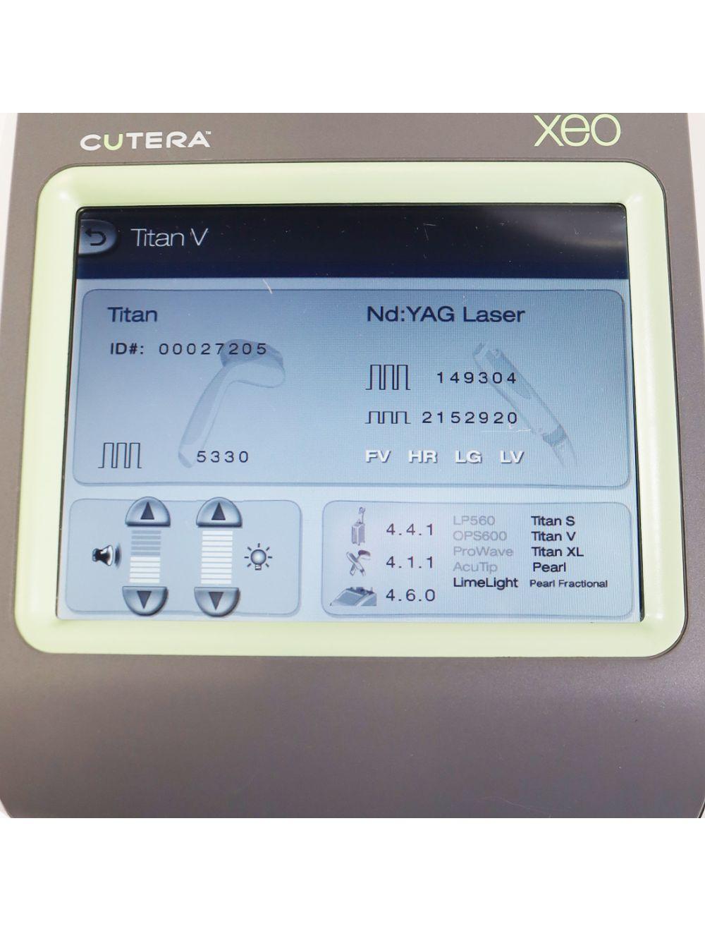 2013 Cutera XEO Nd: YAG Titan V Titan XL Pearl Pearl Fractional System