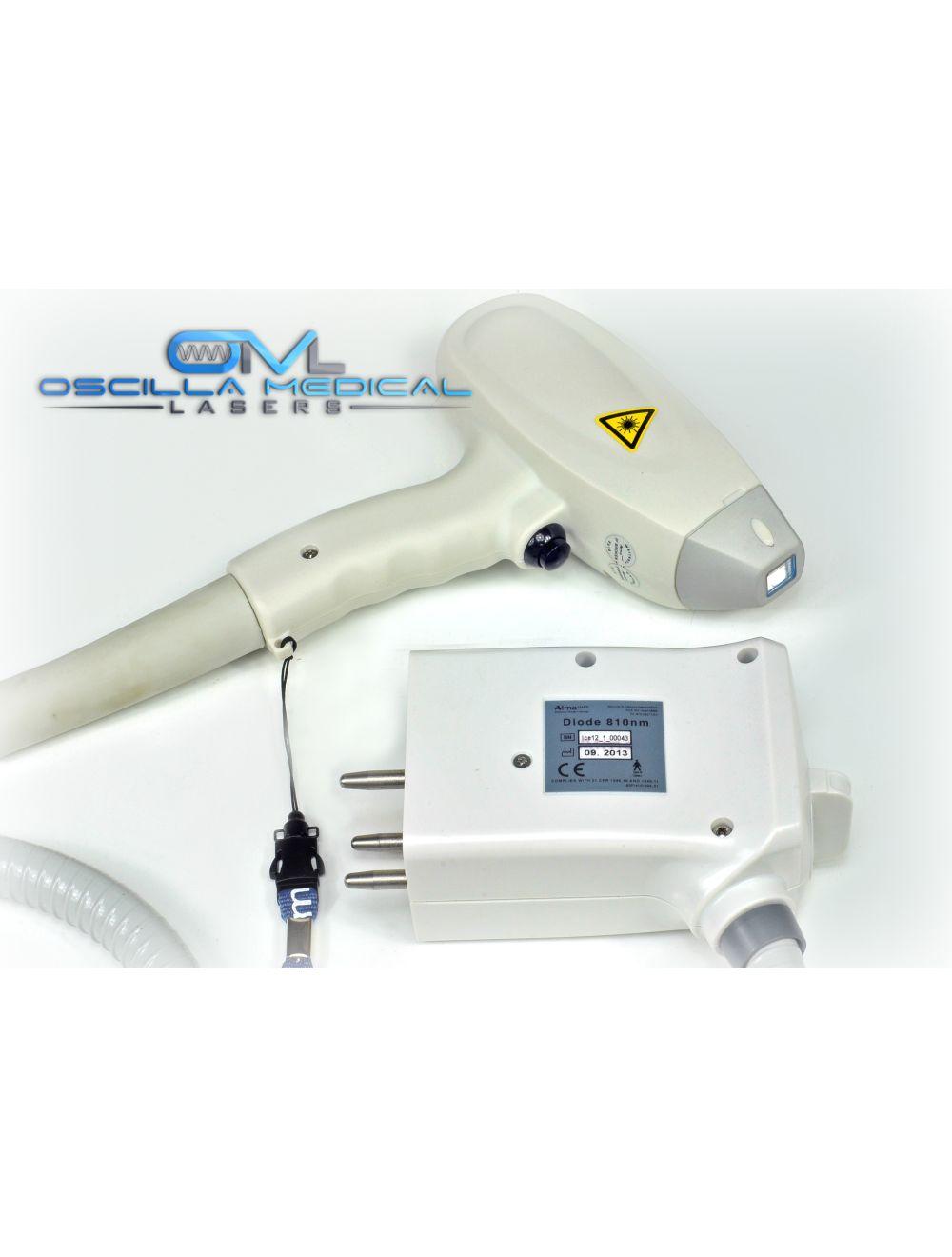 2013 Alma Lasers Soprano ICE XLI HandPiece 810nm 1cm Hair Removal Laser HR image 2