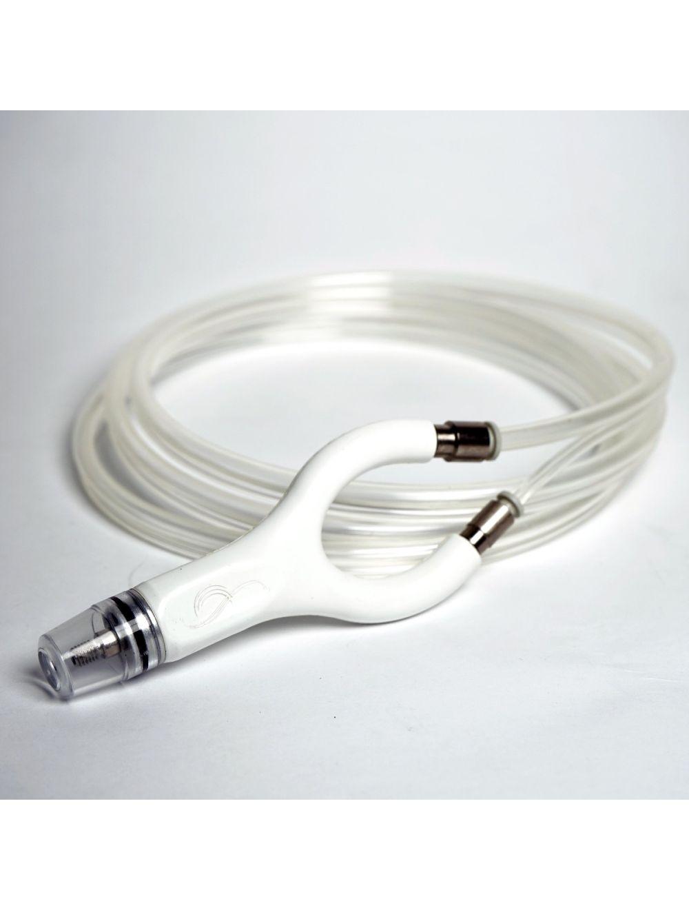Envy Medical SilkPeel Pore Clarifying "Y" White Hand Piece A0170 w/Clear Tubing image 0