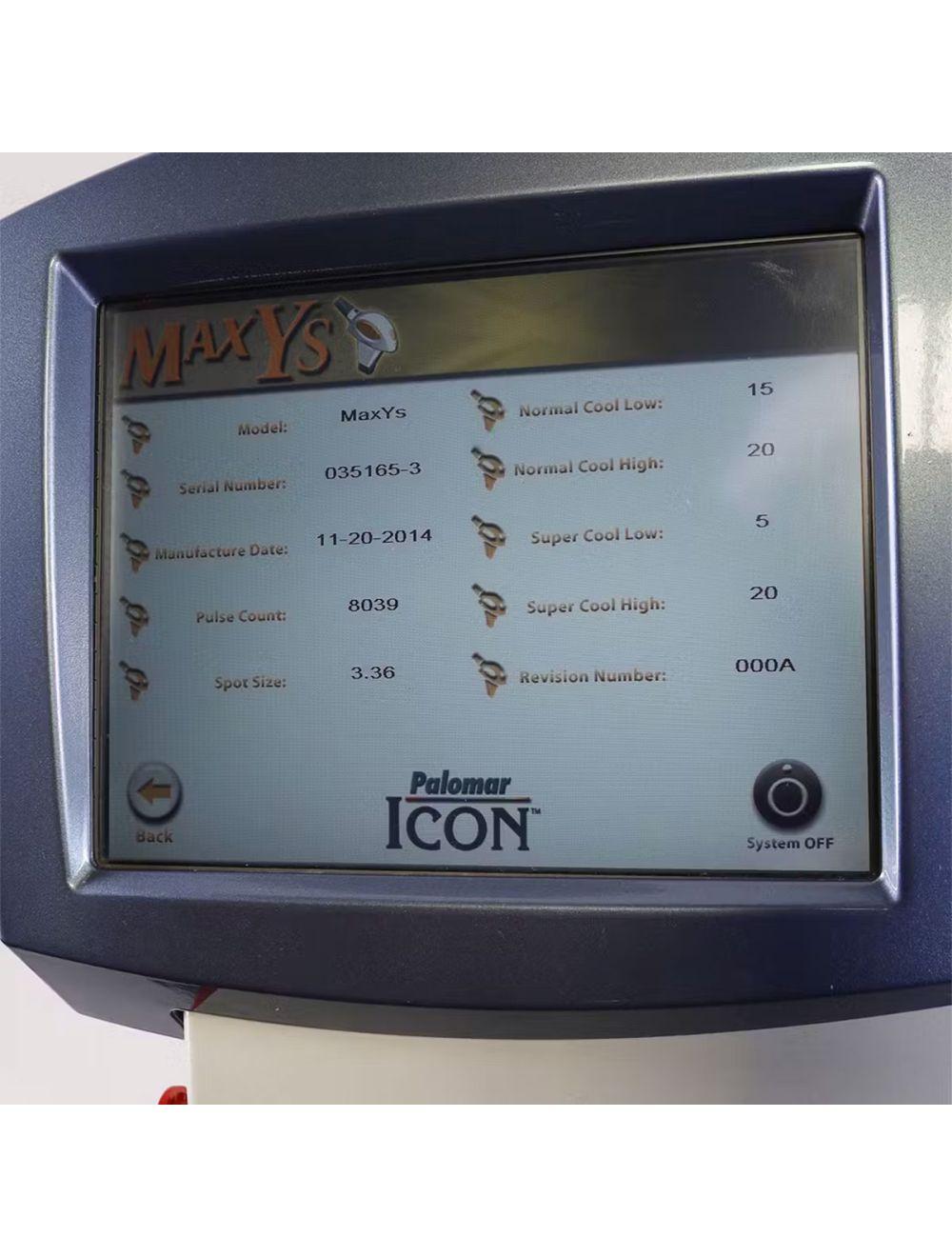 2014 Palomar Icon MaxYs Handpiece Hair Removal 2520B-YS06 Yellow HP image 4