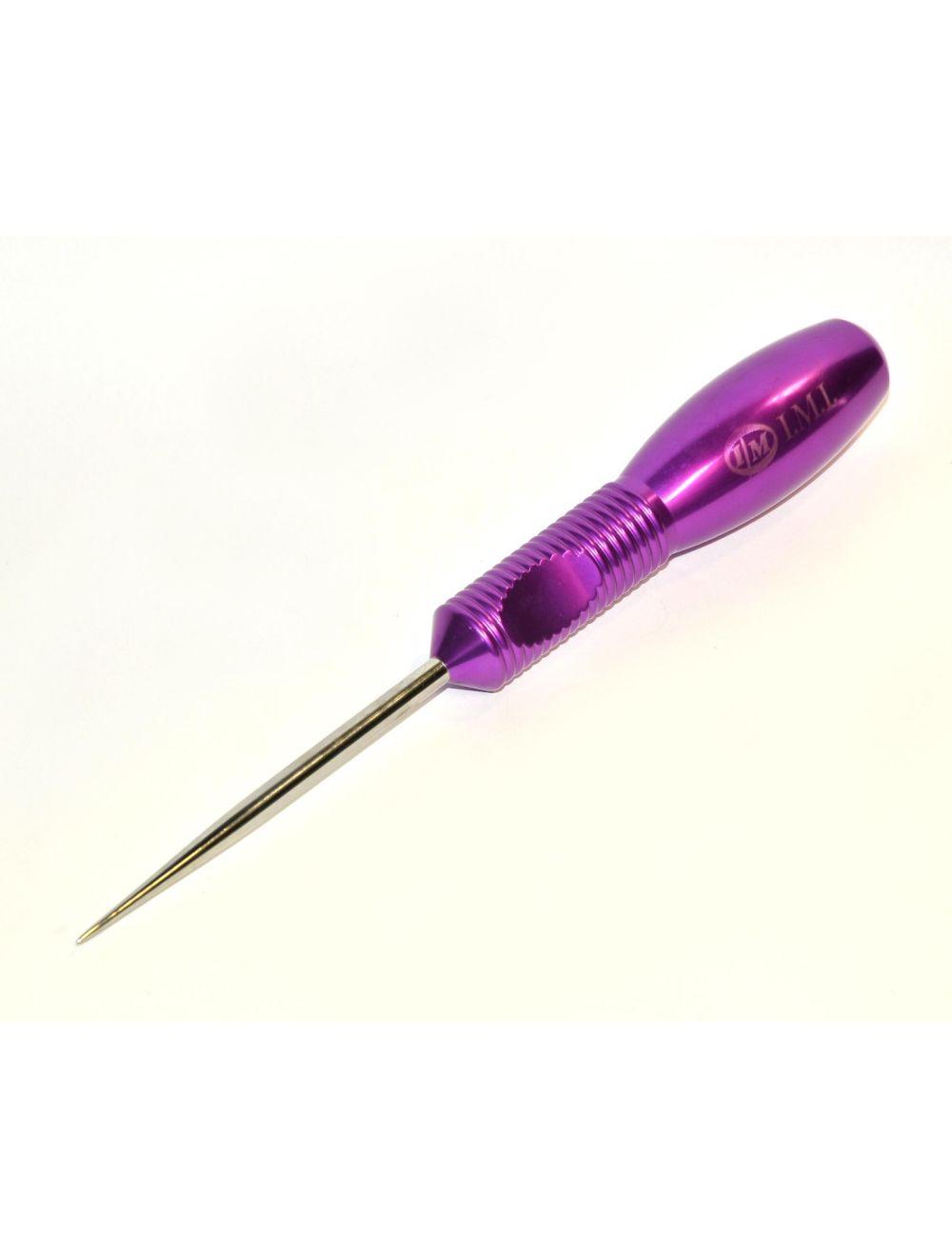 Innovative Med Handle Base Punch Awl Dermal Pointer Purple Handpiece USA Made image 0